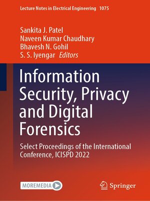 cover image of Information Security, Privacy and Digital Forensics